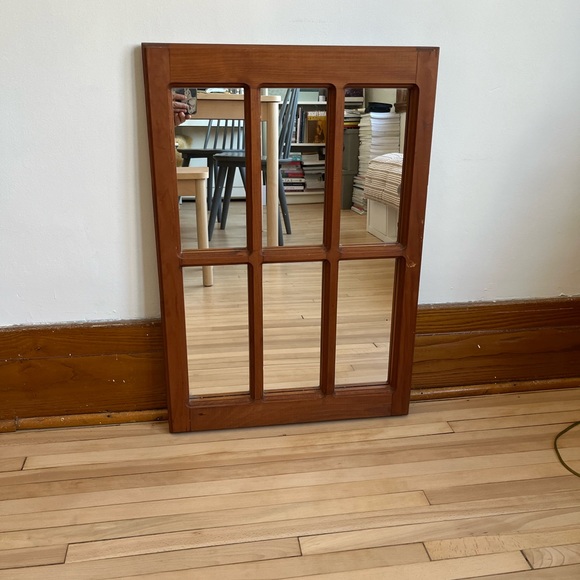 Vintage wooden mirror - Picture 5 of 7